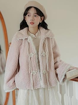 リボン  ファー ショートコート リボンビジューフェイクファーショートコート【ZOZOTOWN限定